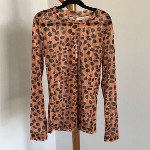 NWT XXS Porridge Kona Mock-Neck Top